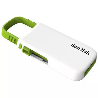 USB флеш накопитель SanDisk 16GB Cruzer U White/Green USB 2.0 (SDCZ59-016G-B35WG) - 1 USB флеш накопитель SanDisk 16GB Cruzer U White/Green USB 2.0 (SDCZ59-016G-B35WG) - 1