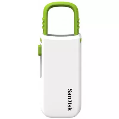 USB флеш накопитель SanDisk 16GB Cruzer U White/Green USB 2.0 (SDCZ59-016G-B35WG)