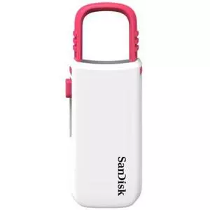 USB флеш накопитель SanDisk 16GB Cruzer U White/Pink USB 2.0 (SDCZ59-016G-B35WP)