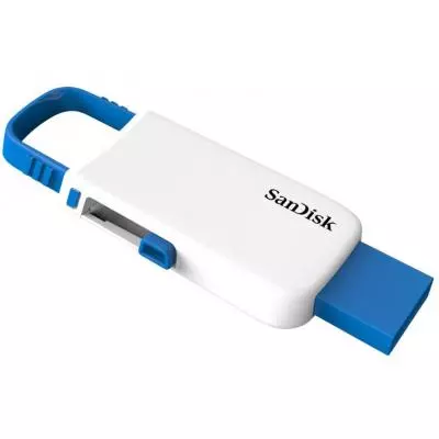 USB флеш накопитель SanDisk 32GB Cruzer U White/Blue USB 2.0 (SDCZ59-032G-B35WB) - 2 USB флеш накопитель SanDisk 32GB Cruzer U White/Blue USB 2.0 (SDCZ59-032G-B35WB) - 2