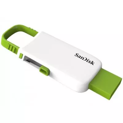 USB флеш накопитель SanDisk 32GB Cruzer U White/Green USB 2.0 (SDCZ59-032G-B35WG) - 2 USB флеш накопитель SanDisk 32GB Cruzer U White/Green USB 2.0 (SDCZ59-032G-B35WG) - 2