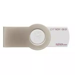 USB флеш накопитель Kingston 128GB DataTraveler 101 G3 White USB 3.0 (DT101G3/128GB)