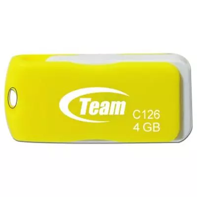 USB флеш накопитель Team 4GB C126 Yellow USB 2.0 (TC1264GY01)