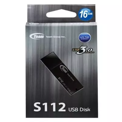 USB флеш накопитель Team 16GB S112 Black USB 3.0 (TS112316GB01) - 3 USB флеш накопитель Team 16GB S112 Black USB 3.0 (TS112316GB01) - 3