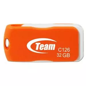 USB флеш накопитель Team 32GB C126 Orange USB 2.0 (TC12632GE01)