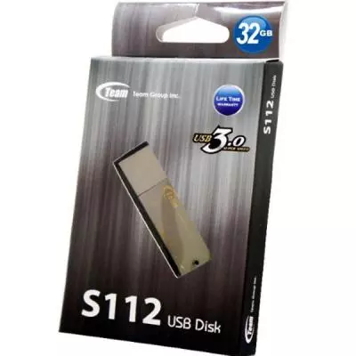 USB флеш накопитель Team 32GB S112 Black USB 3.0 (TS112332GB01) - 3 USB флеш накопитель Team 32GB S112 Black USB 3.0 (TS112332GB01) - 3