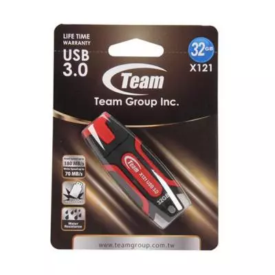 USB флеш накопитель Team 32GB X121 Red USB 3.0 (TX12132GR01) - 4 USB флеш накопитель Team 32GB X121 Red USB 3.0 (TX12132GR01) - 4