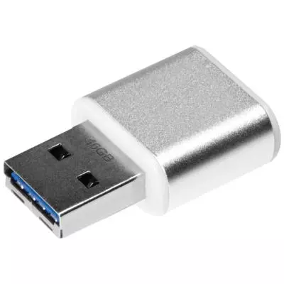 USB флеш накопитель Verbatim 16GB Mini Metal USB 3.0 (49839) - 3