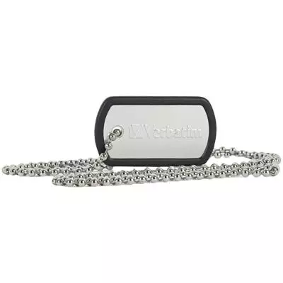 USB флеш накопитель Verbatim 16GB Dog Tag Black USB 2.0 (98671)
