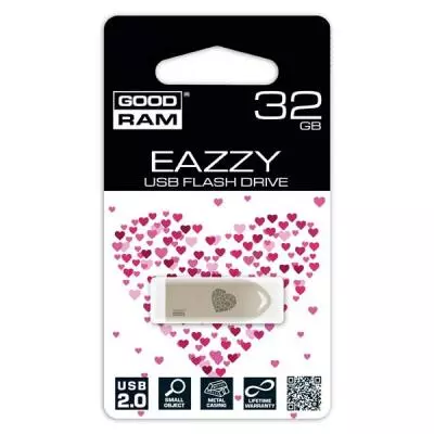 USB флеш накопитель Goodram 32Gb EAZZY USB 2.0 (PD32GH2GREASR10) - 3 USB флеш накопитель Goodram 32Gb EAZZY USB 2.0 (PD32GH2GREASR10) - 3