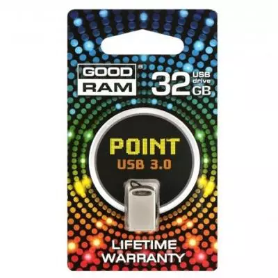 USB флеш накопитель Goodram 32Gb Point Silver USB 3.0 (PD32GH3GRPOSR10) - 1 USB флеш накопитель Goodram 32Gb Point Silver USB 3.0 (PD32GH3GRPOSR10) - 1