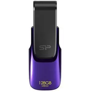 USB флеш накопитель Silicon Power 128Gb Blaze B31 Purple USB 3.0 (SP128GBUF3B31V1U)