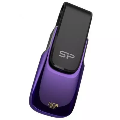 USB флеш накопитель Silicon Power 16Gb Blaze B31 Purple USB 3.0 (SP016GBUF3B31V1U) - 1 USB флеш накопитель Silicon Power 16Gb Blaze B31 Purple USB 3.0 (SP016GBUF3B31V1U) - 1