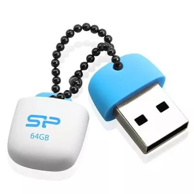 USB флеш накопитель Silicon Power 64Gb Touch T07 Blue USB 2.0 (SP064GBUF2T07V1B) - 1 USB флеш накопитель Silicon Power 64Gb Touch T07 Blue USB 2.0 (SP064GBUF2T07V1B) - 1