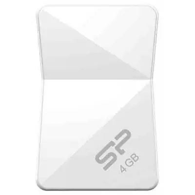 USB флеш накопитель Silicon Power 4Gb Touch T08 White USB 2.0 (SP004GBUF2T08V1W)