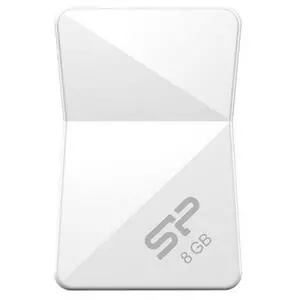 USB флеш накопитель Silicon Power 8Gb Touch T08 White USB 2.0 (SP008GBUF2T08V1W)