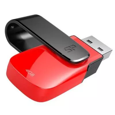 USB флеш накопитель Silicon Power 4Gb Ultima U31 Red USB 2.0 (SP004GBUF2U31V1R) - 2