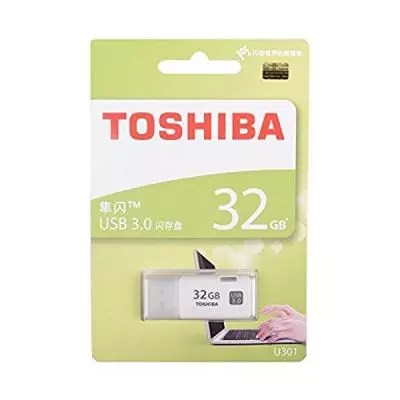 USB флеш накопитель Toshiba 32Gb HAYABUSA USB 3.0 (THN-U301W0320E4) - 2 USB флеш накопитель Toshiba 32Gb HAYABUSA USB 3.0 (THN-U301W0320E4) - 2