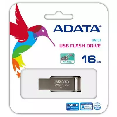 USB флеш накопитель ADATA 16Gb UV131 Grey USB 3.0 (AUV131-16G-RGY) - 3 USB флеш накопитель ADATA 16Gb UV131 Grey USB 3.0 (AUV131-16G-RGY) - 3