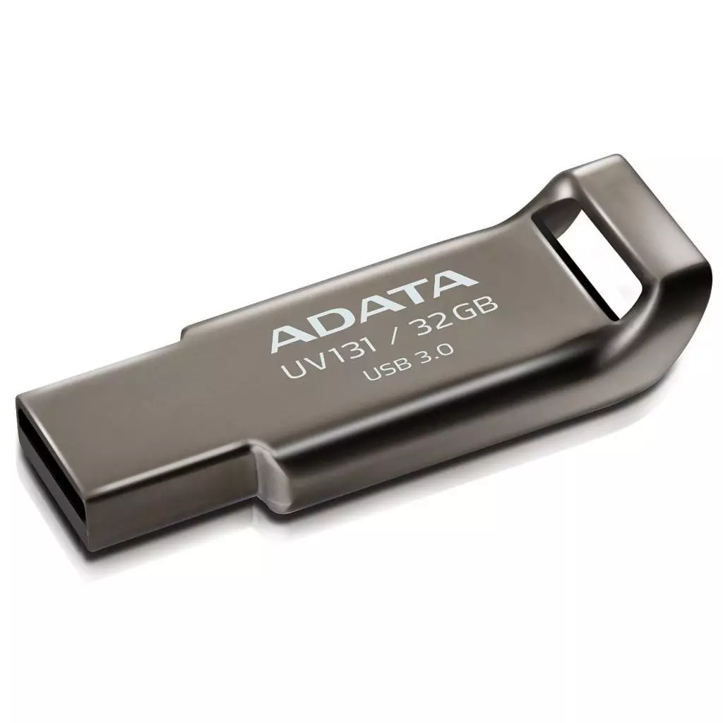 USB флеш накопитель ADATA 32Gb UV131 Grey USB 3.0 (AUV131-32G-RGY) - 1 USB флеш накопитель ADATA 32Gb UV131 Grey USB 3.0 (AUV131-32G-RGY) - 1