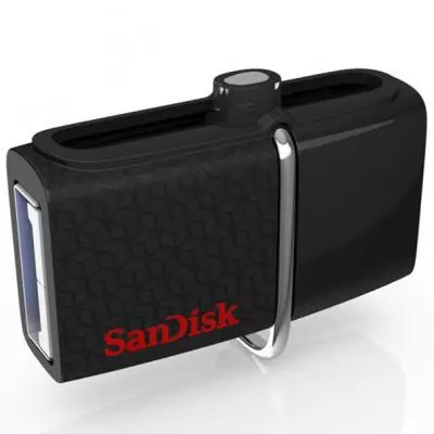 USB флеш накопитель SanDisk 16GB Ultra Dual OTG for Android Black USB 3.0 (SDDD2-016G-G46) - 1