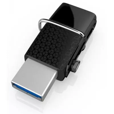 USB флеш накопитель SanDisk 16GB Ultra Dual OTG for Android Black USB 3.0 (SDDD2-016G-G46) - 2