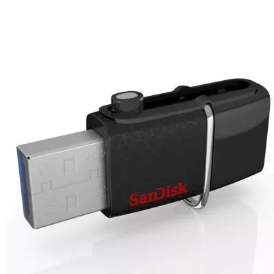 USB флеш накопитель SanDisk 16GB Ultra Dual OTG for Android Black USB 3.0 (SDDD2-016G-G46) - 3