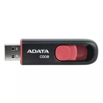 USB флеш накопитель ADATA 4Gb C008 Black USB 2.0 (AC008-4G-RKD) - 1