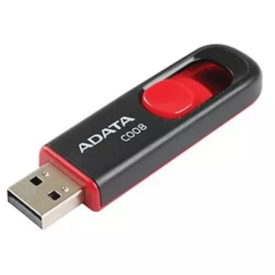 USB флеш накопитель ADATA 4Gb C008 Black USB 2.0 (AC008-4G-RKD) - 2