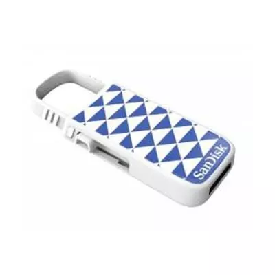 USB флеш накопитель SanDisk 16GB Cruzer U Blue Triangles USB 2.0 (SDCZ59-016G-B35BT) - 1 USB флеш накопитель SanDisk 16GB Cruzer U Blue Triangles USB 2.0 (SDCZ59-016G-B35BT) - 1