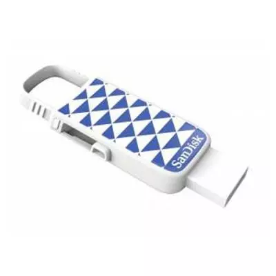 USB флеш накопитель SanDisk 16GB Cruzer U Blue Triangles USB 2.0 (SDCZ59-016G-B35BT) - 2 USB флеш накопитель SanDisk 16GB Cruzer U Blue Triangles USB 2.0 (SDCZ59-016G-B35BT) - 2