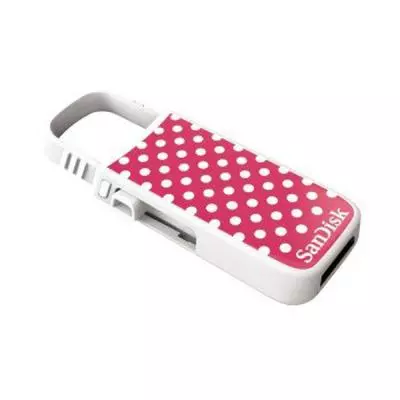 USB флеш накопитель SanDisk 16GB Cruzer U Polka Dots USB 2.0 (SDCZ59-016G-B35PD) - 1