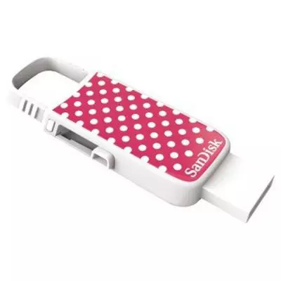 USB флеш накопитель SanDisk 16GB Cruzer U Polka Dots USB 2.0 (SDCZ59-016G-B35PD) - 2
