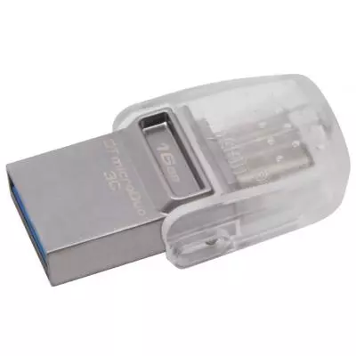 USB флеш накопитель Kingston 16GB DataTraveler microDuo 3C USB 3.1 (DTDUO3C/16GB) - 1 USB флеш накопитель Kingston 16GB DataTraveler microDuo 3C USB 3.1 (DTDUO3C/16GB) - 1