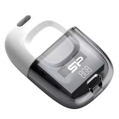 USB флеш накопитель Silicon Power 8GB Touch T09 White USB 2.0 (SP008GBUF2T09V1W) - 2 USB флеш накопитель Silicon Power 8GB Touch T09 White USB 2.0 (SP008GBUF2T09V1W) - 2