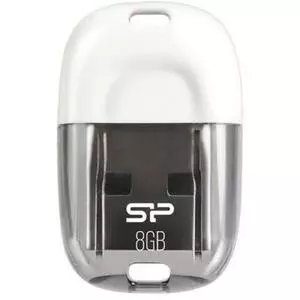 USB флеш накопитель Silicon Power 8GB Touch T09 White USB 2.0 (SP008GBUF2T09V1W)