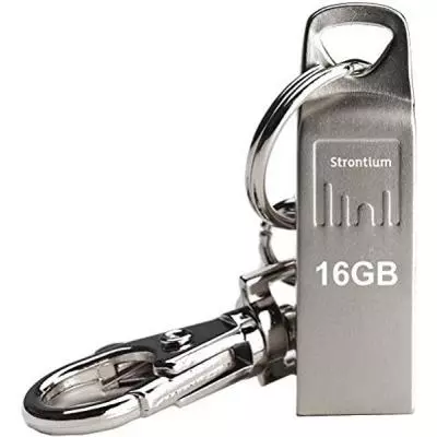 USB флеш накопитель Strontium Flash 16GB AMMO Metal Silver USB 2.0 (SR16GSLAMMO)