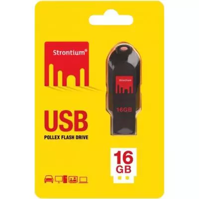 USB флеш накопитель Strontium Flash 16GB POLLEX USB 2.0 (SR16GRDPOLLEX) - 4 USB флеш накопитель Strontium Flash 16GB POLLEX USB 2.0 (SR16GRDPOLLEX) - 4
