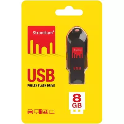 USB флеш накопитель Strontium Flash 8GB POLLEX USB 2.0 (SR8GRDPOLLEX) - 4 USB флеш накопитель Strontium Flash 8GB POLLEX USB 2.0 (SR8GRDPOLLEX) - 4