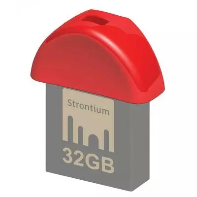 USB флеш накопитель Strontium Flash 32GB NANO Red USB 3.0 (SR32GRDNANOZ)