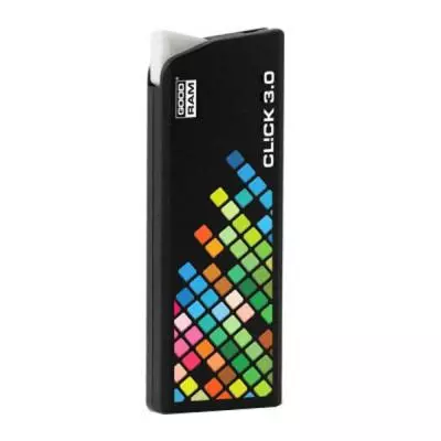 USB флеш накопитель Goodram 32GB CL!CK Black USB 3.0 (PD32GH3GRCLKR9) - 1 USB флеш накопитель Goodram 32GB CL!CK Black USB 3.0 (PD32GH3GRCLKR9) - 1