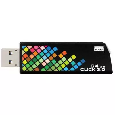 USB флеш накопитель Goodram 64GB CL!CK Black USB 3.0 (PD64GH3GRCLKR9)