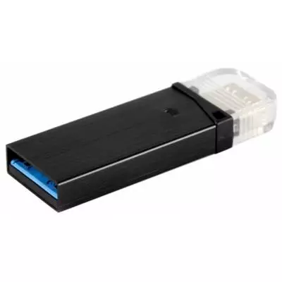 USB флеш накопитель Goodram 64GB Twin Black USB 3.0 (PD64GH3GRTNKR9) - 2 USB флеш накопитель Goodram 64GB Twin Black USB 3.0 (PD64GH3GRTNKR9) - 2