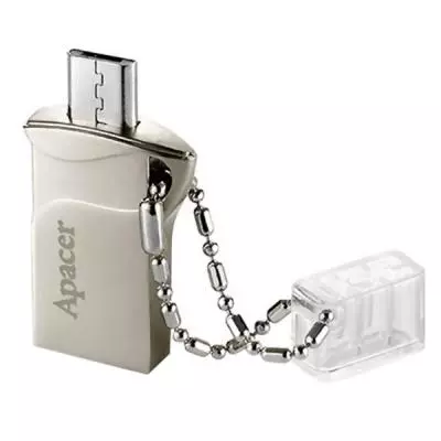 USB флеш накопитель Apacer 8GB AH173 Silver USB 2.0 OTG (AP8GAH173S-1) - 1 USB флеш накопитель Apacer 8GB AH173 Silver USB 2.0 OTG (AP8GAH173S-1) - 1