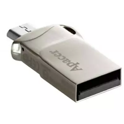 USB флеш накопитель Apacer 16GB AH173 Silver USB 2.0 OTG (AP16GAH173S-1) - 3 USB флеш накопитель Apacer 16GB AH173 Silver USB 2.0 OTG (AP16GAH173S-1) - 3