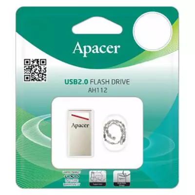 USB флеш накопитель Apacer 8GB AH112 USB 2.0 (AP8GAH112R-1) - 4