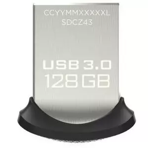 USB флеш накопитель SanDisk 128Gb Cruzer Fit Ultra USB 3.0 (SDCZ43-128G-G46)