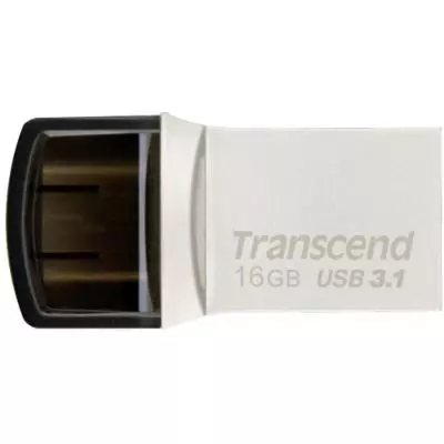 USB флеш накопитель Transcend 16GB JetFlash 890S Silver USB 3.1 (TS16GJF890S)