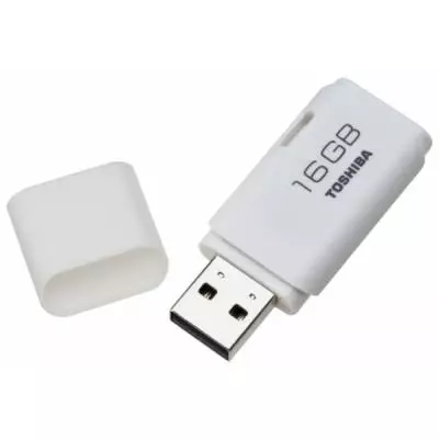 USB флеш накопитель Toshiba 16GB Hayabusa White USB 2.0 (THNU16HAYWHT(6)) - 1 USB флеш накопитель Toshiba 16GB Hayabusa White USB 2.0 (THNU16HAYWHT(6)) - 1