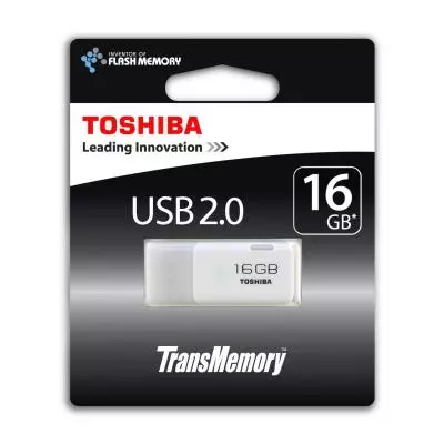 USB флеш накопитель Toshiba 16GB Hayabusa White USB 2.0 (THNU16HAYWHT(6)) - 2 USB флеш накопитель Toshiba 16GB Hayabusa White USB 2.0 (THNU16HAYWHT(6)) - 2